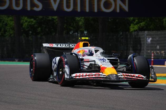 16.05.2025, Autodromo Enzo e Dino Ferrari, Imola, Formel 1 Grand Prix Emilia Romagna 2025 ,im Bild Liam Lawson (NZL), Visa Cash App RB Formula One Team (Photo by Hasan Bratic DeFodi Images)