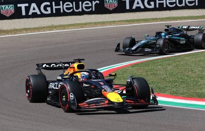 16.05.2025, Autodromo Enzo e Dino Ferrari, Imola, Formel 1 Grand Prix Emilia Romagna 2025 ,im Bild Max Verstappen (NLD), Oracle Red Bull Racing (Photo by Alessandro Martellotta Hasan Bratic DeFodi Images)