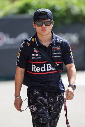 Foto IPP Enrico Schiavi Imola 16-05-2025 Formula 1 F1 Gran Premio del Made in Italy e dell’Emilia Romagna 2025 Paddock nella foto: Yuki Tsunoda - Red Bull Racing Imola italy ITALIA ITALY  Copyright: xR4924_italyphotopressx