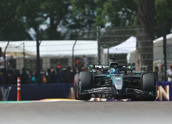 Formel 1 Grand Prix Emilia Romagna 2025 16.05.2025, Autodromo Enzo e Dino Ferrari, Imola, Formel 1 Grand Prix Emilia Romagna 2025 ,im Bild George Russell (GBR), Mercedes-AMG Petronas Formula One Team