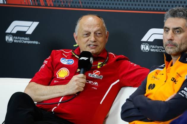 F1 - EMILIA ROMAGNA GRAND PRIX 2025 VASSEUR FrÃ dÃ ric (fra), Team Principal & General Manager of the Scuderia Ferrari, portrait during the Formula 1 AWS Gran Premio del Made in Italy e Dell™Emilia-Romagna 2025, Emilia Romagna Grand Prix 2025, 7th round of the 2025 FIA Formula One World Championship, WM, Weltmeisterschaft from May 16 to 18, 2025 on the Autodromo Internazionale Enzo e Dino Ferrari, in Imola, Italy - ImolaItaly  Copyright: xJavierxJimenezx