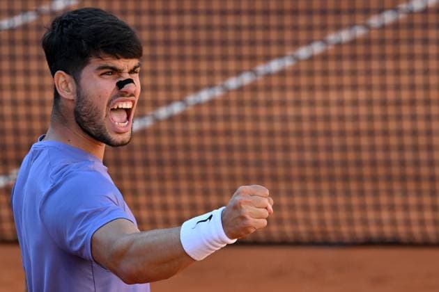 Internazionali BNL d Italia Carlos Alcaraz during the Internazionali BNL d Italia 2025 at Foro Italico, Italy, May 16th, 2025 Imago-Images Emmefoto Copyright: xImago-Images Emmefotox