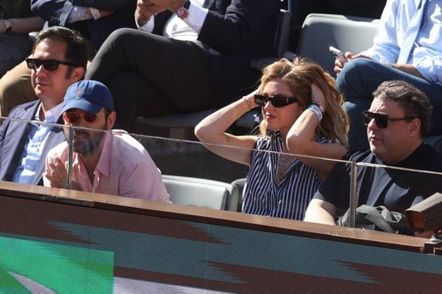 Rome, Italy 05 16 2025: VIP in the stands Chiara Ferragni watches Musetti s match against Alcaraz during the Internazionali BNL d Italia 2025 ATP, Tennis Herren Master Men s 1000 circuit in Rome at the Foro Italico.  Copyright: xmarcoxiacobuccix xipa-agency.netx xmarcoxiacobuccix 0818883527st
