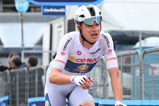 16-05-2025 Giro D italia; Tappa 07 Castel Di Sangro - Tagliacozzo; 2025, Lidl - Trek; Vacek, Mathias; Tagliacozzo; 