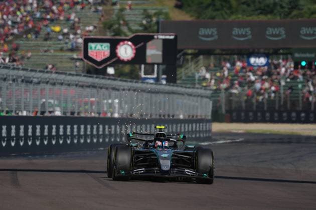 Formel 1 Grand Prix Emilia Romagna 2025 16.05.2025, Autodromo Enzo e Dino Ferrari, Imola, Formel 1 Grand Prix Emilia Romagna 2025 ,im Bild Andrea Kimi Antonelli (ITA), Mercedes-AMG Petronas Formula One Team