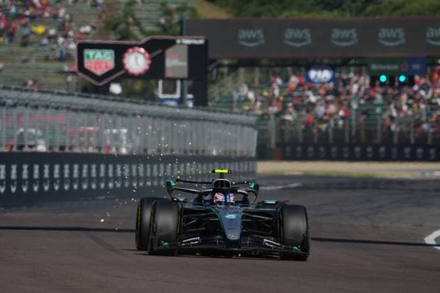 Formel 1 Grand Prix Emilia Romagna 2025 16.05.2025, Autodromo Enzo e Dino Ferrari, Imola, Formel 1 Grand Prix Emilia Romagna 2025 ,im Bild Andrea Kimi Antonelli (ITA), Mercedes-AMG Petronas Formula One Team
