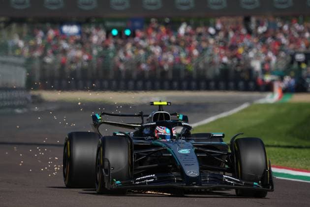 Formel 1 Grand Prix Emilia Romagna 2025 16.05.2025, Autodromo Enzo e Dino Ferrari, Imola, Formel 1 Grand Prix Emilia Romagna 2025 ,im Bild Andrea Kimi Antonelli (ITA), Mercedes-AMG Petronas Formula One Team