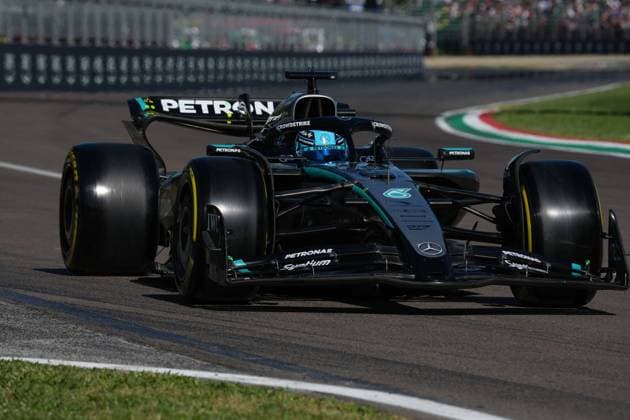 Formel 1 Grand Prix Emilia Romagna 2025 16.05.2025, Autodromo Enzo e Dino Ferrari, Imola, Formel 1 Grand Prix Emilia Romagna 2025 ,im Bild George Russell (GBR), Mercedes-AMG Petronas Formula One Team