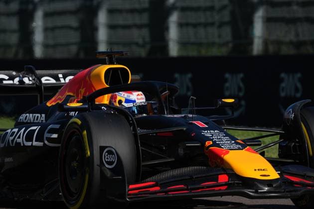 Formel 1 Grand Prix Emilia Romagna 2025 16.05.2025, Autodromo Enzo e Dino Ferrari, Imola, Formel 1 Grand Prix Emilia Romagna 2025 ,im Bild Max Verstappen (NLD), Oracle Red Bull Racing