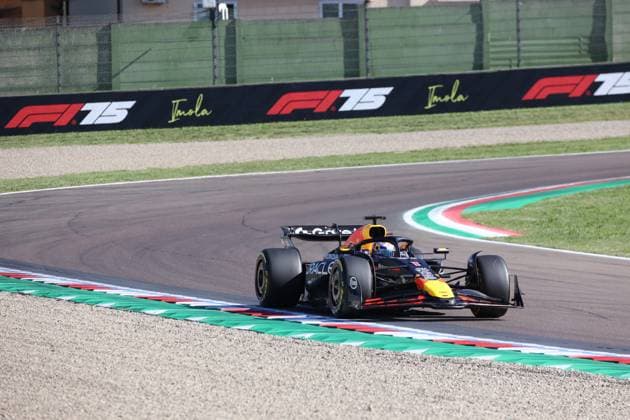 16.05.2025, Autodromo Enzo e Dino Ferrari, Imola, Formel 1 Grand Prix Emilia Romagna 2025 ,im Bild Max Verstappen (NLD), Oracle Red Bull Racing (Photo by Alessandro Martelotta Hasan Bratic DeFodi Images)