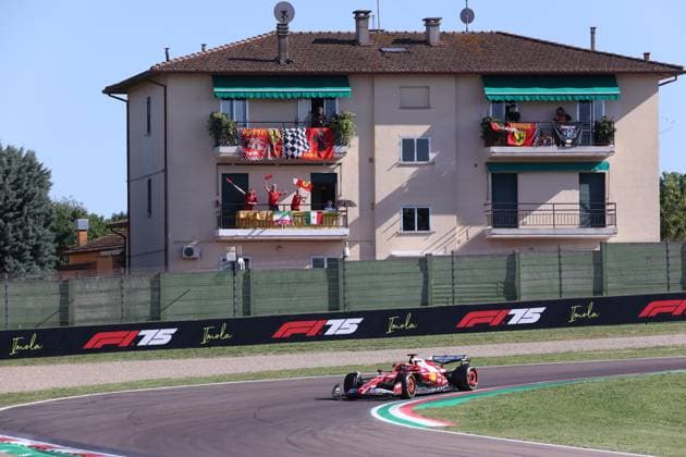 16.05.2025, Autodromo Enzo e Dino Ferrari, Imola, Formel 1 Grand Prix Emilia Romagna 2025 ,im Bild Charles Leclerc (MCO), Scuderia Ferrari HP (Photo by Alessandro Martelotta Hasan Bratic DeFodi Images)