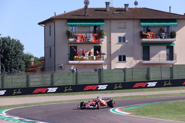 16.05.2025, Autodromo Enzo e Dino Ferrari, Imola, Formel 1 Grand Prix Emilia Romagna 2025 ,im Bild Charles Leclerc (MCO), Scuderia Ferrari HP (Photo by Alessandro Martelotta Hasan Bratic DeFodi Images)