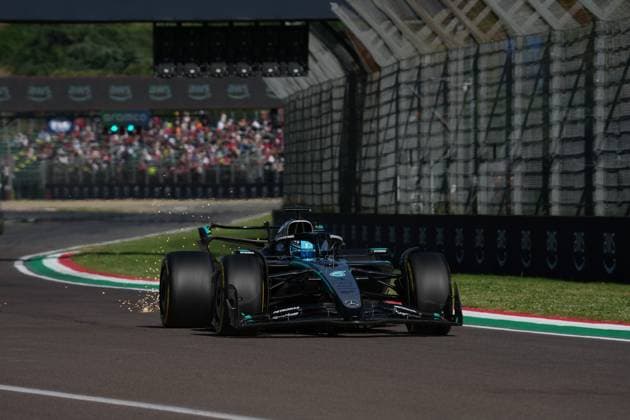 Formel 1 Grand Prix Emilia Romagna 2025 16.05.2025, Autodromo Enzo e Dino Ferrari, Imola, Formel 1 Grand Prix Emilia Romagna 2025 ,im Bild George Russell (GBR), Mercedes-AMG Petronas Formula One Team