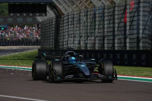 Formel 1 Grand Prix Emilia Romagna 2025 16.05.2025, Autodromo Enzo e Dino Ferrari, Imola, Formel 1 Grand Prix Emilia Romagna 2025 ,im Bild George Russell (GBR), Mercedes-AMG Petronas Formula One Team