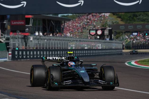 Formel 1 Grand Prix Emilia Romagna 2025 16.05.2025, Autodromo Enzo e Dino Ferrari, Imola, Formel 1 Grand Prix Emilia Romagna 2025 ,im Bild Andrea Kimi Antonelli (ITA), Mercedes-AMG Petronas Formula One Team