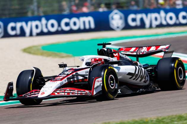 16th May 2025; Autodromo Enzo e Dino Ferrari, Imola, Italy; FIA Formula 1 Emilia Romagna Grand Prix 2025; Free Practice Day; Number 87 MoneyGram Haas driver Oliver Bearman during practice 1 at the Emilia Romagna Formula 1  ActionPlus12788397 StephenxBlackberry