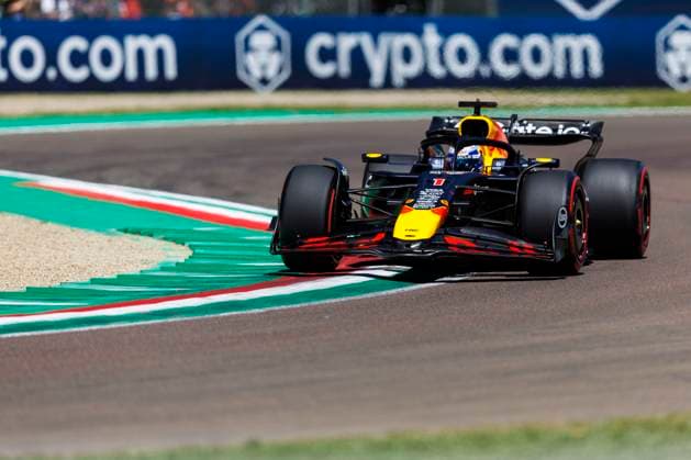 16th May 2025; Autodromo Enzo e Dino Ferrari, Imola, Italy; FIA Formula 1 Emilia Romagna Grand Prix 2025; Free Practice Day; Number 1 Oracle Red Bull driver Max Verstappen during practice 1 at the Emilia Romagna Formula 1  ActionPlus12788421 StephenxBlackberry