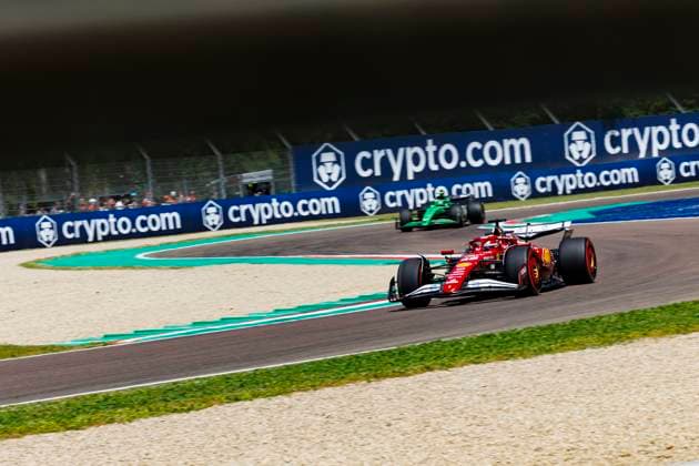 16th May 2025; Autodromo Enzo e Dino Ferrari, Imola, Italy; FIA Formula 1 Emilia Romagna Grand Prix 2025; Free Practice Day; Number 16 Scuderia Ferrari driver Charles Leclerc during practice 1 at the Emilia Romagna Formula 1  ActionPlus12788381 StephenxBlackberry