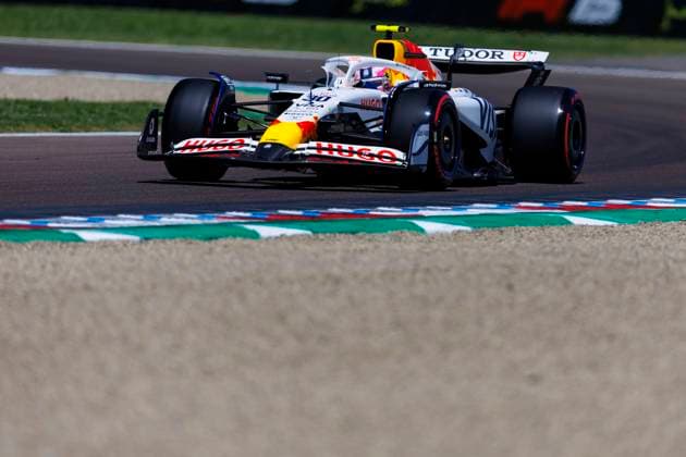 16th May 2025; Autodromo Enzo e Dino Ferrari, Imola, Italy; FIA Formula 1 Emilia Romagna Grand Prix 2025; Free Practice Day; Number 30 Visa Cash App RB driver Liam Lawson during practice 1 at the Emilia Romagna Formula 1  ActionPlus12788456 StephenxBlackberry
