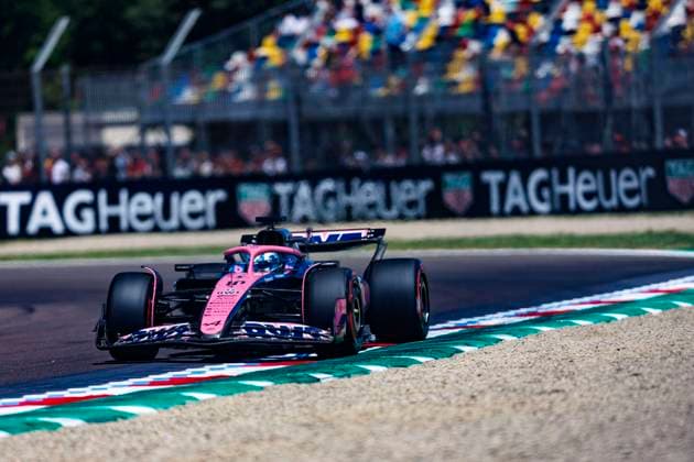 16th May 2025; Autodromo Enzo e Dino Ferrari, Imola, Italy; FIA Formula 1 Emilia Romagna Grand Prix 2025; Free Practice Day; Number 10 BWT Alpine driver Pierre Gasly during practice 1 at the Emilia Romagna Formula 1  ActionPlus12788462 StephenxBlackberry