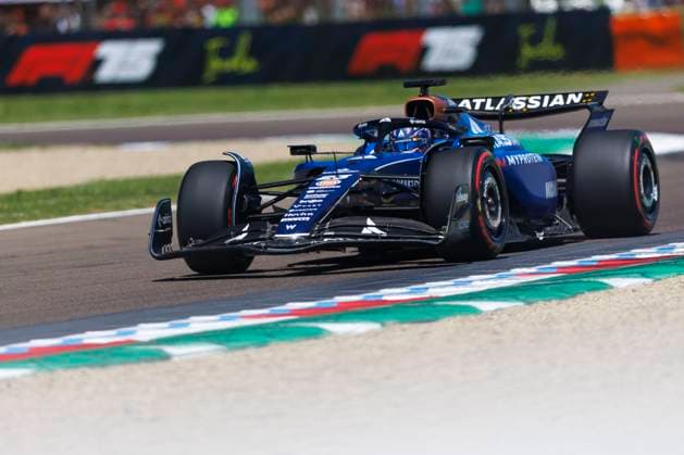 16th May 2025; Autodromo Enzo e Dino Ferrari, Imola, Italy; FIA Formula 1 Emilia Romagna Grand Prix 2025; Free Practice Day; Number 23 Williams driver Alex Albon during practice 1 at the Emilia Romagna Formula 1  ActionPlus12788465 StephenxBlackberry