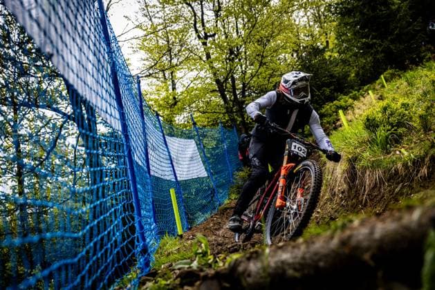 Whoop UCI MTB World Series DHI Worldcup Bielsko-BiaÅ‚a MASTERS Wyn at Whoop UCI MTB World Series DHI Worldcup Bielsko-BiaÅ‚a, 16.05.2025,in Szczyrk,POL Foto: Sebastian Sternemann
