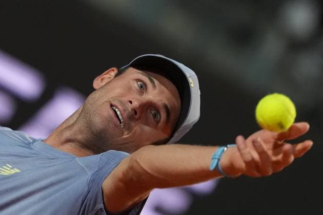 Tommy Paul (USA) during Semi-final against Jannik Sinner (ITA) of the ATP, Tennis Herren Master 1000 Internazionali BNL d™Italia tournament at Foro Italico on May 16, 2025 (Alfredo Falcone LaPresse)  Copyright: xAlfredoxFalcone LaPressex
