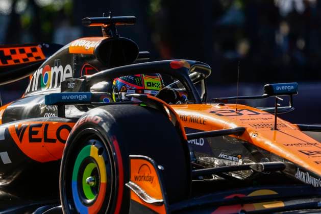 81 Oscar Piastri (AUS, McLaren F1 Team), F1 Grand Prix of Emilia-Romagna at Autodromo Internazionale Enzo e Dino Ferrari on May 16, 2025 in Imola, Italy. (Photo by HOCH ZWEI) Imola Italy