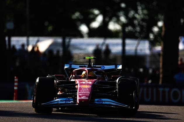 44 Lewis Hamilton (GBR, Scuderia Ferrari HP), F1 Grand Prix of Emilia-Romagna at Autodromo Internazionale Enzo e Dino Ferrari on May 16, 2025 in Imola, Italy. (Photo by HOCH ZWEI) Imola Italy