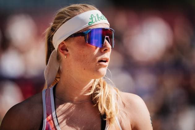 Beachvolleyball Frauen Allianz German Beach Tour 2025 Tourstop Düsseldorf 16.05.2025 Anna Behlen Düsseldorf Robert-Lehr-Ufer Nordrhein-Westfalen Deutschland