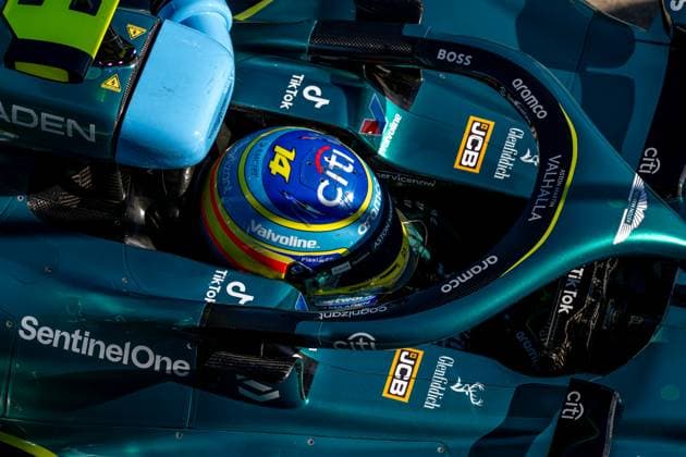 IMOLA, ITALY: Fernando Alonso, racing for the Aston Martin F1 team during the 2025 Formula 1 Emilia Romagna Grand Prix at the Imola Circuit in Imola, Italy