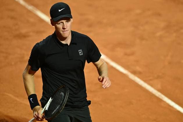 Jannik Sinner (ITA) in action against Tommy Paul (USA) during the Internazionali BNL d Italia Day Twelve at Foro Italico on May 15, 2025 in Rome, Italy.  Copyright: xDomenicoxCippitelli IPAxSportx xipa-agency.netx xx IPA_57793547 IPA_Agency_IPA57793547