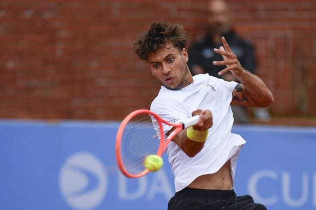 TENNIS - Internazionali di Tennis - Piemonte Open Intesa Sanpaolo Italy, Turin 14th May 2025 ATP, Tennis Herren Challenger 175 Piemonte Open Intesa Sanpaolo, Sporting Press Club (Turin) Daniel Altmaier (Ger) Vs Flavio Cobolli (Ita) 6-3 7-5. Turin Italy  Copyright: xIPAxSport ABACAx