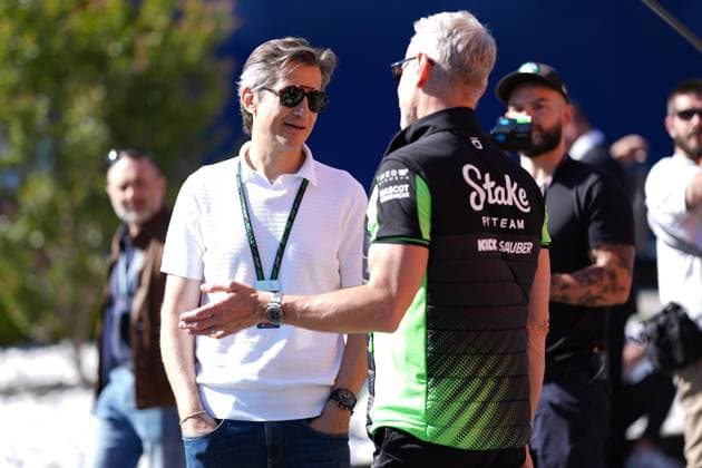 May 17, 2025, Imola, Italia: Massimo Rivola of Italy and Team boss of Aprilia Racing (L) on paddock prior qualify of the Formula 1 GP Of Made in Italy and Emilia Romagna at Enzo e Dino Ferrari Circuit on May 17 2025 in Imola, Italy..ANSA DANILO DI GIOVANNI. Formula 1 GP Of Made In Italy And Emilia Romagna - Qualify  - ZUMAa110 20250517_zaf_a110_006 Copyright: xDaniloxDixGiovannix