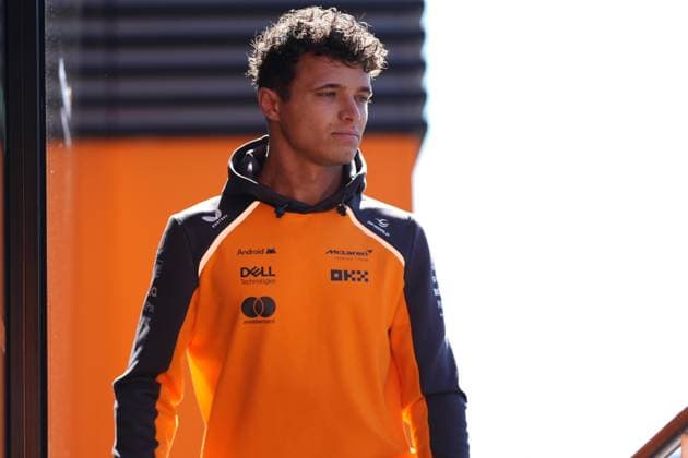 May 17, 2025, Imola, Italia: Lando Norris of England and McLaren Formula 1 Team look on prior qualify of the Formula 1 GP Of Made in Italy and Emilia Romagna at Enzo e Dino Ferrari Circuit on May 17 2025 in Imola, Italy..ANSA DANILO DI GIOVANNI. Formula 1 GP Of Made In Italy And Emilia Romagna - Qualify  - ZUMAa110 20250517_zaf_a110_008 Copyright: xDaniloxDixGiovannix