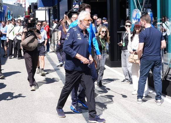 17.05.2025, Autodromo Enzo e Dino Ferrari, Imola, Formel 1 Grand Prix Emilia Romagna 2025 ,im Bild Teamchef Flavio Briatore (Alpine F1 Team) (Photo by Hasan Bratic DeFodi Images)