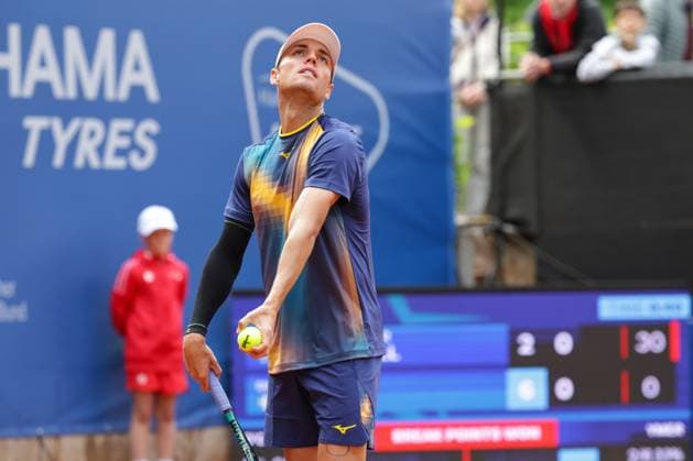 GER, Hamburg, xFSx, ATP500 Herren-Tennistunier Bitpanda Hamburg Open 2025, 17.05.2025 Christopher O CONNELL (AUS) Christopher O CONNELL (AUS) macht einen Aufschlag Copyright: HMBxMedia FernandoxSoares
