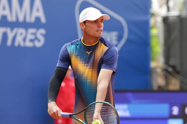 GER, Hamburg, xFSx, ATP500 Herren-Tennistunier Bitpanda Hamburg Open 2025, 17.05.2025 Christopher O CONNELL (AUS) Christopher O CONNELL (AUS) macht einen Aufschlag Copyright: HMBxMedia FernandoxSoares