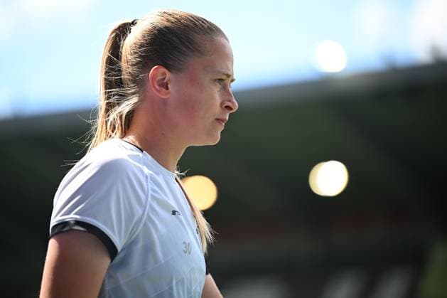 Fußball, Frauen, OH Leuven feiert den Gewinn der Meisterschaft in Belgien OH Leuven Women v RSCA Women - Lotto Super League HEVERLEE, BELGIUM - MAY 17 : Biesmans Julie midfielder of OH Leuven Women ahead of the Lotto Super League match between OH Leuven Women and RSCA Women on May 17, 2025 in Heverlee, Belgium, 17 05 2025 Heverlee Belgium  Copyright: xTomasxSiskx