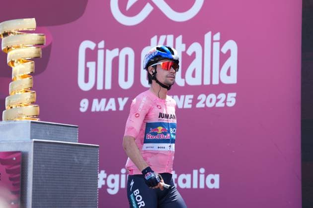 RogliÄ PrimoÅ¾ of Red Bull - Bora - Hansgrohe during the stage 8 of the Giro d™Italia from Giulianova to Castelraimondo, Italy - Saturday, May 17, 2025. - cycling.  Copyright: xGianmattiaxD Alberto LaPressex