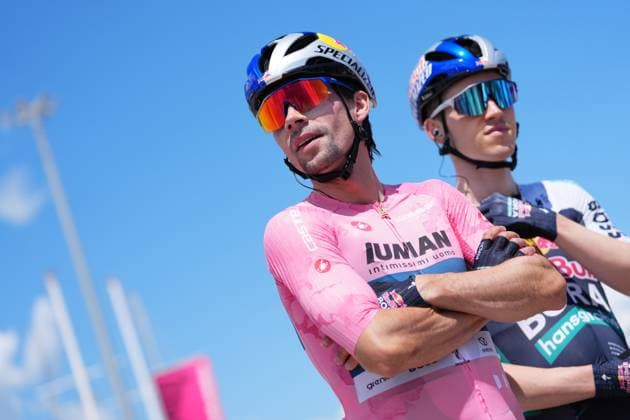 RogliÄ PrimoÅ¾ of Red Bull - Bora - Hansgrohe during the stage 8 of the Giro d™Italia from Giulianova to Castelraimondo, Italy - Saturday, May 17, 2025. - cycling.  Copyright: xGianmattiaxD Alberto LaPressex