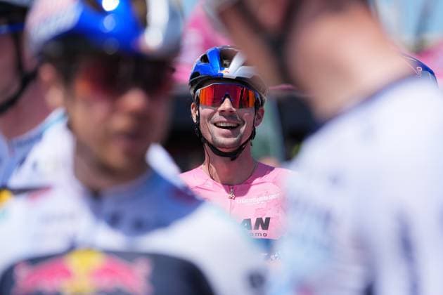 RogliÄ PrimoÅ¾ of Red Bull - Bora - Hansgrohe during the stage 8 of the Giro d™Italia from Giulianova to Castelraimondo, Italy - Saturday, May 17, 2025. - cycling.  Copyright: xGianmattiaxD Alberto LaPressex