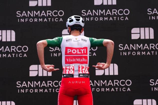 Tonelli Alessandro of Team Polti Visitmalta during the stage 8 of the Giro d™Italia from Giulianova to Castelraimondo, Italy - Saturday, May 17, 2025. - cycling.  Copyright: xFabioxFerrari LaPressex