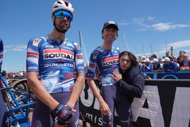 Garofoli Gianmarco of Soudal Quick-Step during the stage 8 of the Giro d™Italia from Giulianova to Castelraimondo, Italy - Saturday, May 17, 2025. - cycling.  Copyright: xGianmattiaxD Alberto LaPressex
