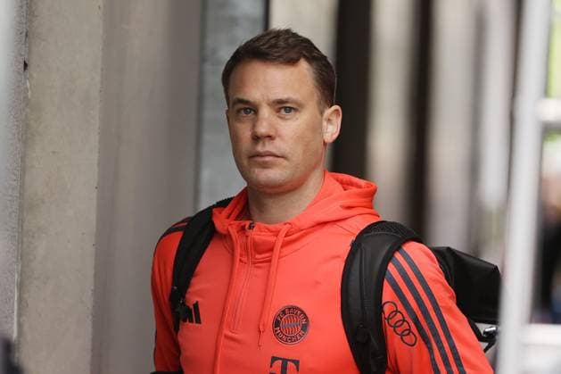 17.05.2025, xtvx, Fussball 1.Bundesliga, TSG 1899 Hoffenheim - Bayern München v.l. Torwart Manuel Neuer (FC Bayern Muenchen) Portrait (DFL DFB REGULATIONS PROHIBIT ANY USE OF PHOTOGRAPHS as IMAGE SEQUENCES and or QUASI-VIDEO) Sinsheim