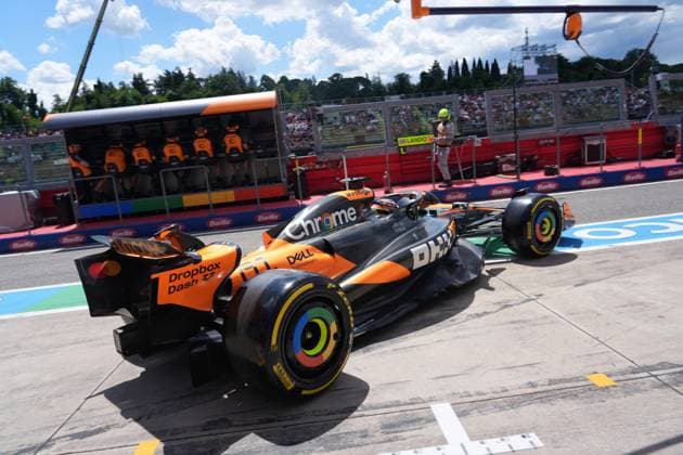 17.05.2025, Autodromo Enzo e Dino Ferrari, Imola, Formel 1 Grand Prix Emilia Romagna 2025 ,im Bild Oscar Piastri (AUS), McLaren F1 Team (Photo by Hasan Bratic DeFodi Images)