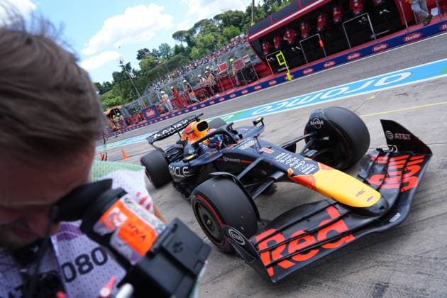 17.05.2025, Autodromo Enzo e Dino Ferrari, Imola, Formel 1 Grand Prix Emilia Romagna 2025 ,im Bild Max Verstappen (NLD), Oracle Red Bull Racing (Photo by Hasan Bratic DeFodi Images)