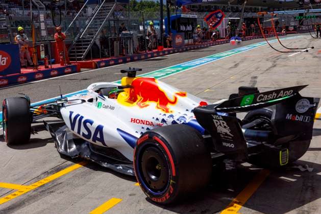 17th May 2025; Autodromo Enzo e Dino Ferrari, Imola, Italy; FIA Formula 1 Emilia Romagna Grand Prix 2025; Qualifying Day; Number 6 Visa Cash App RB driver Isack Hadjar during practice 3 at the Emilia Romagna Formula 1  ActionPlus12788901 StephenxBlackberry