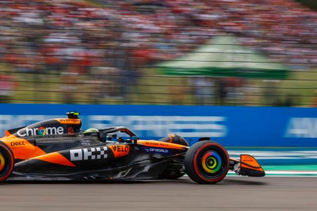 4 Lando Norris (GBR, McLaren F1 Team), F1 Grand Prix of Emilia-Romagna at Autodromo Internazionale Enzo e Dino Ferrari on May 17, 2025 in Imola, Italy. (Photo by HOCH ZWEI) Imola Italy