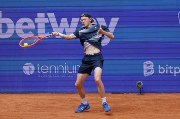 GER, Hamburg, xFSx, ATP500 Herren-Tennistunier Bitpanda Hamburg Open 2025, 17.05.2025 , Max Wiskandt (GER) spiel eine Vorhand Copyright: HMBxMedia FernandoxSoares